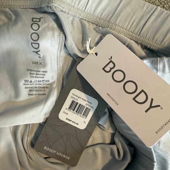 Boody Light Blue Bamboo Goodnight Sleep Set, Dove, XL - Picture 5 of 8